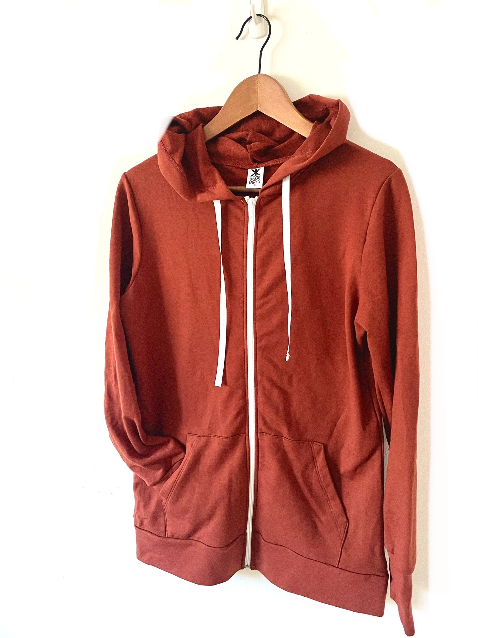 Chestnut Bamboo Terry Zippie XXS->XXXL