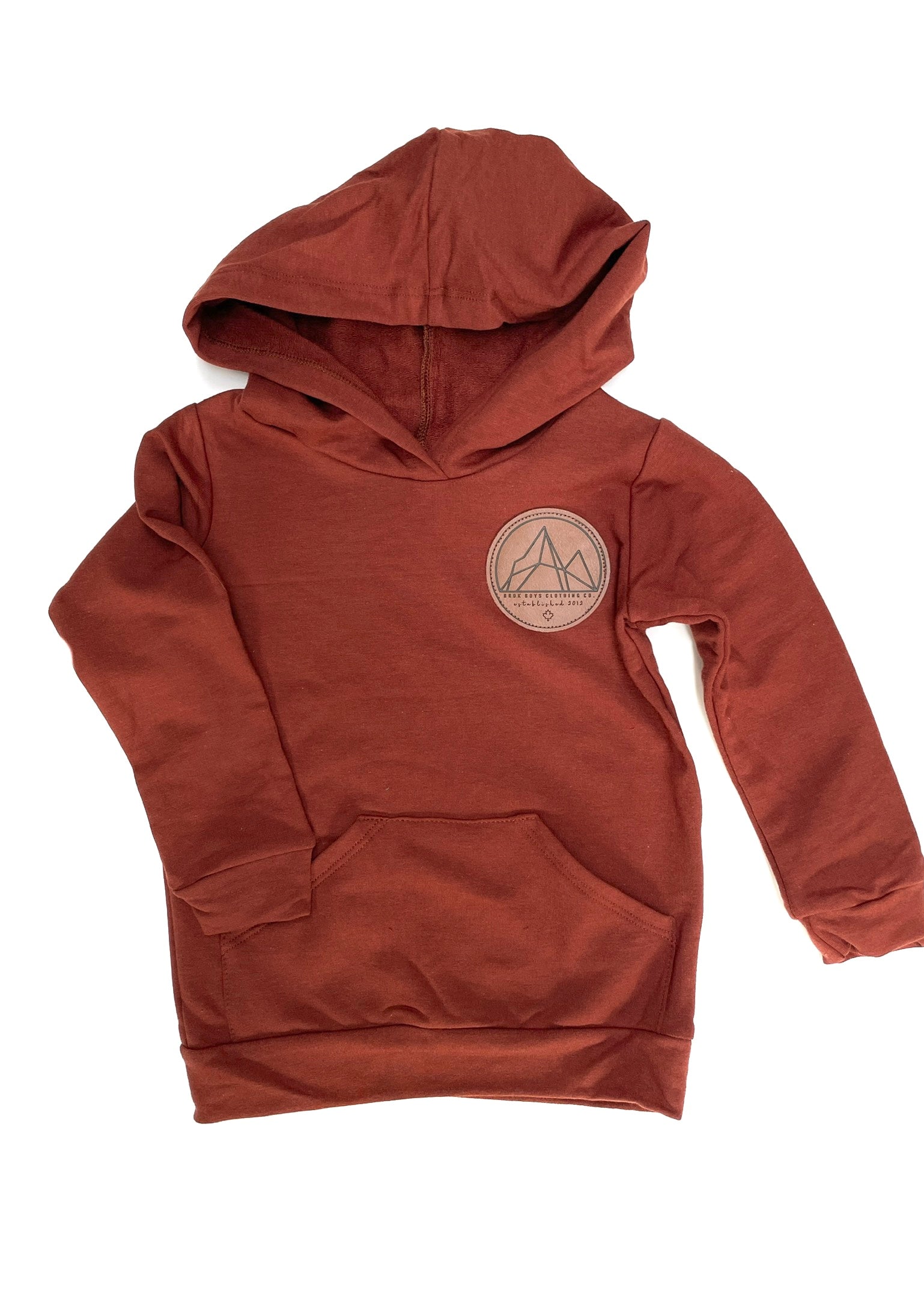 Kids Chestnut Bamboo Terry Hoodie