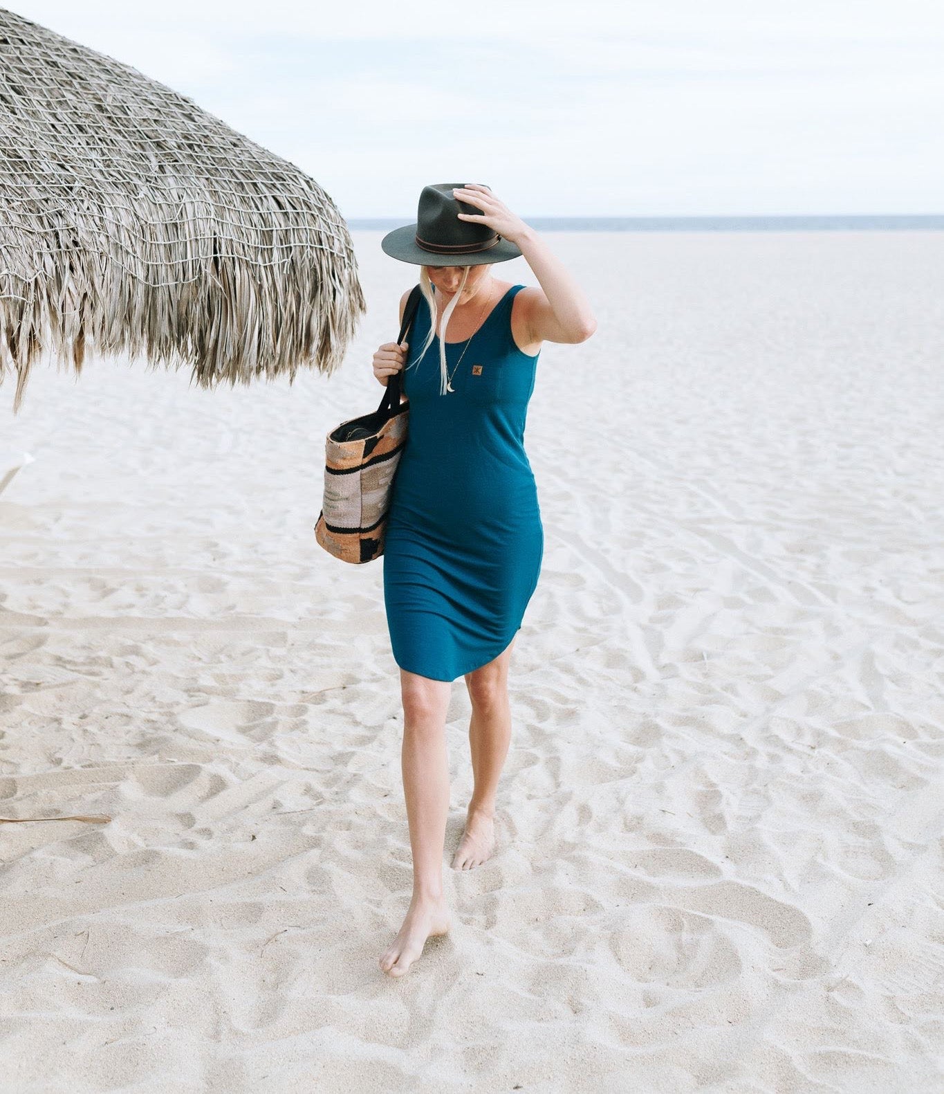 Ocean Bamboo Tank Dress