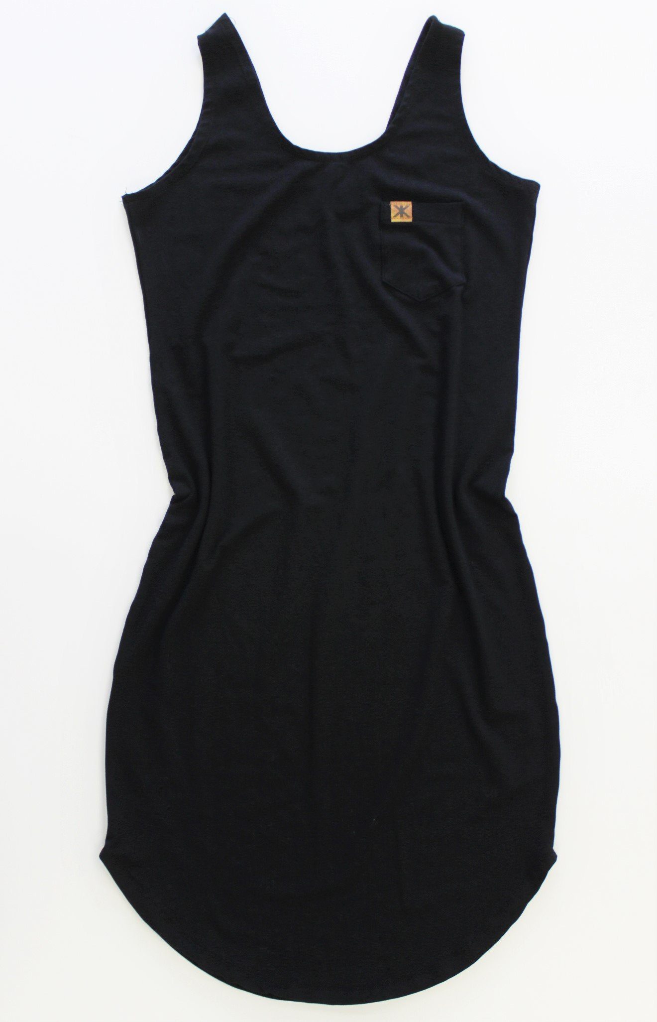 Black Bamboo Tank Dress