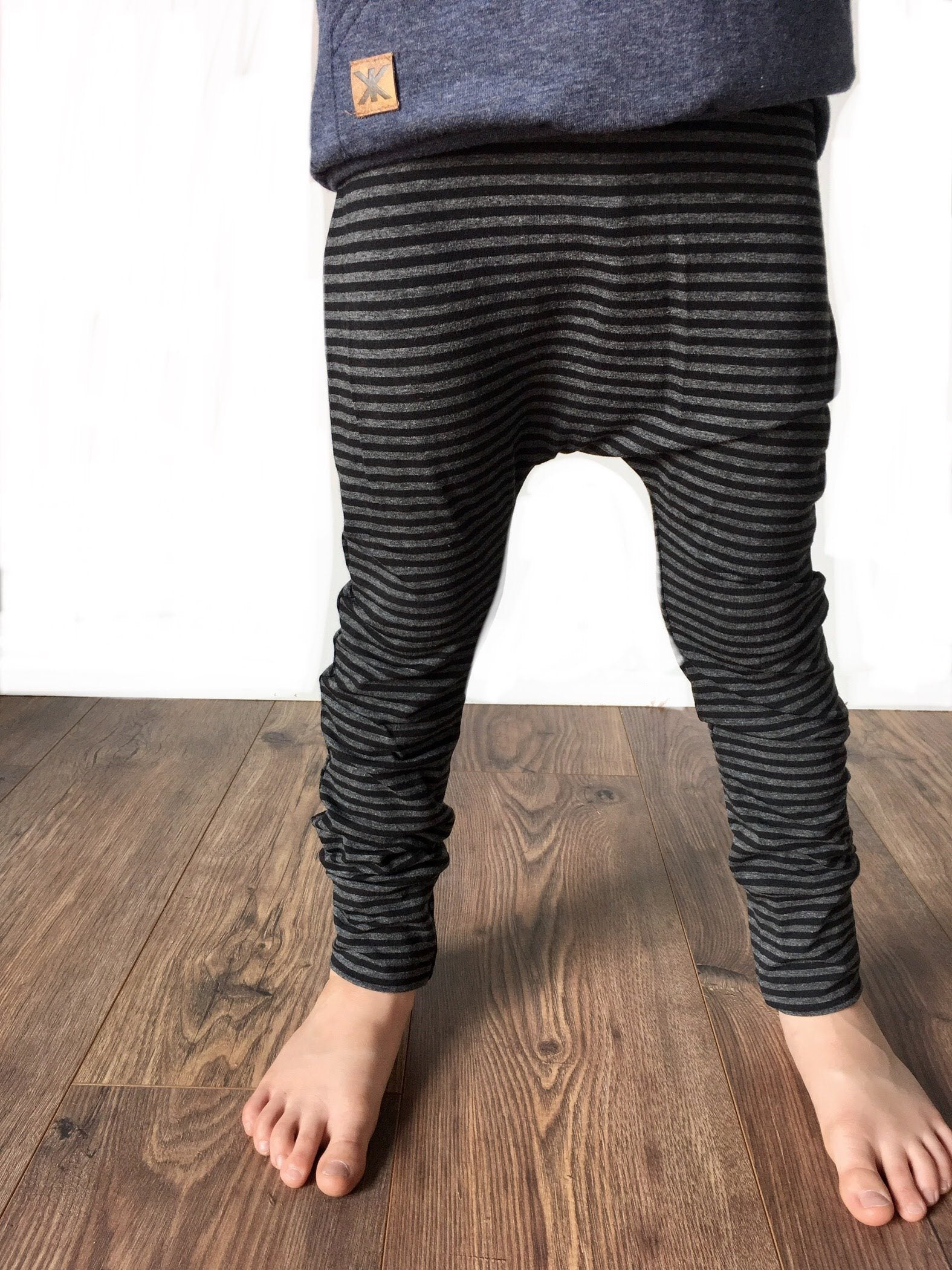 Coal Stripe Skinnies