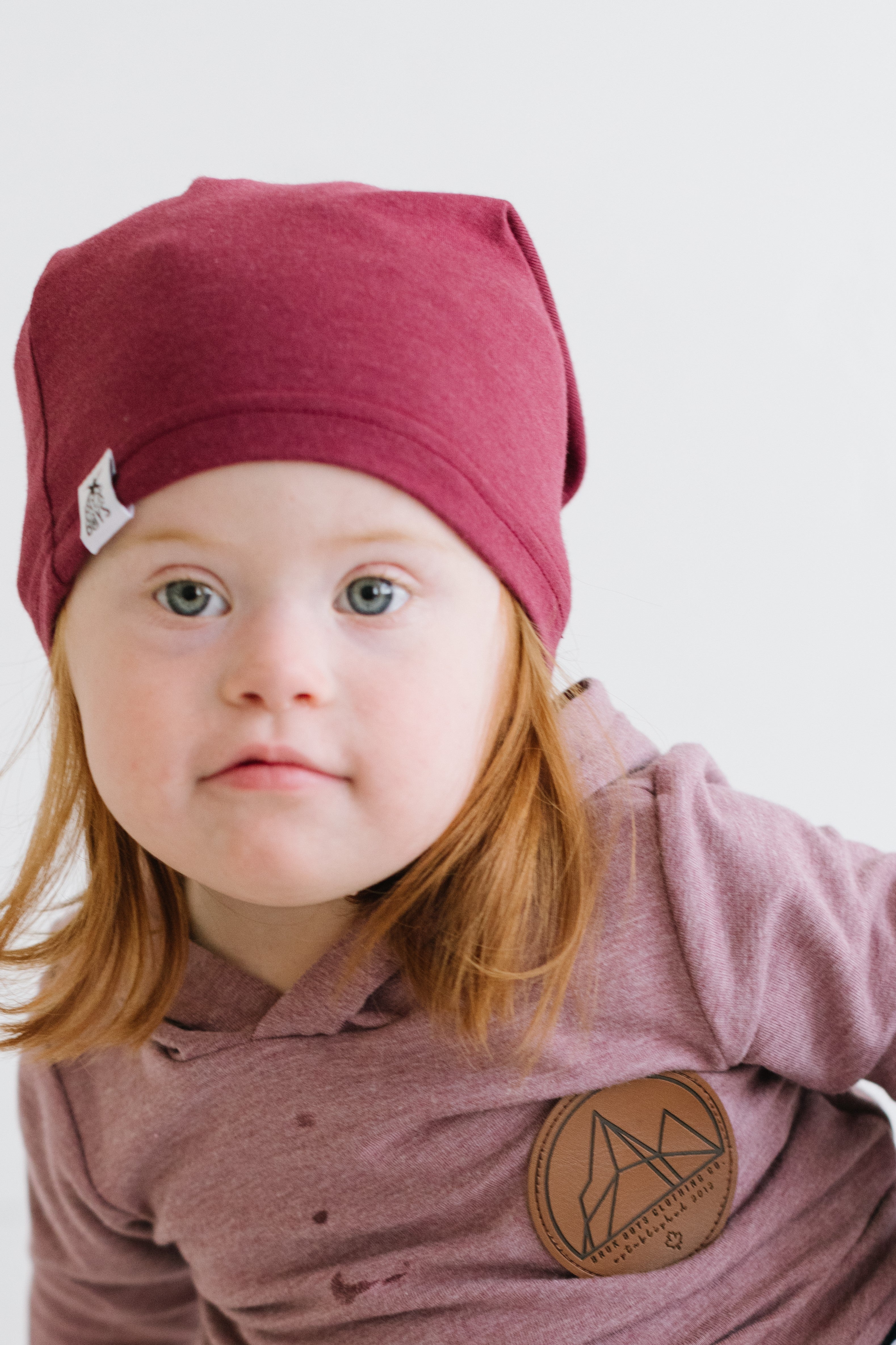 Pinot Maroon Bamboo Slouchy Hat